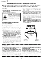 Preview for 2 page of Sharp LC-13S1US Service Manual And Parts Listparts List