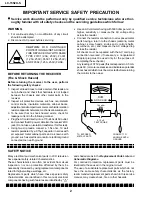 Предварительный просмотр 2 страницы Sharp LC-13S2US Service Manual