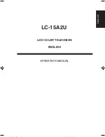 Sharp LC 15A2U Operation Manual preview