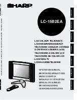 Предварительный просмотр 1 страницы Sharp LC-15B2EA Operation Manual