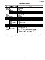 Preview for 5 page of Sharp LC-15L1US Service Manual