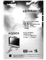 Sharp LC-15S4U Operation Manual предпросмотр