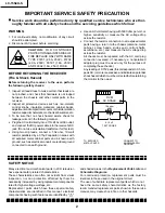 Предварительный просмотр 2 страницы Sharp LC-15S4US Service Manual