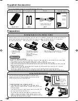 Предварительный просмотр 6 страницы Sharp LC-15SH2E Operation Manual