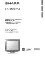 Sharp LC-15SH7U - 15" LCD TV Operation Manual предпросмотр