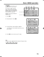 Preview for 15 page of Sharp LC-17SH1E Operation Manual