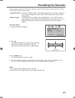 Preview for 17 page of Sharp LC-17SH1E Operation Manual