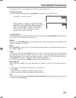 Preview for 21 page of Sharp LC-17SH1E Operation Manual