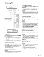 Предварительный просмотр 17 страницы Sharp LC-19AD22U Operation Manual