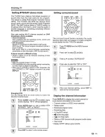 Предварительный просмотр 19 страницы Sharp LC-19AD22U Operation Manual