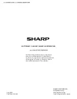 Предварительный просмотр 12 страницы Sharp LC-19D1E-RD Service Manual