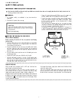 Предварительный просмотр 2 страницы Sharp LC-19D1E/S-BK/WH Service Manual