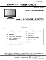 Предварительный просмотр 135 страницы Sharp LC-19D1E/S-BK/WH Service Manual