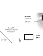 Preview for 1 page of Sharp LC-19LE510E Operation Manual