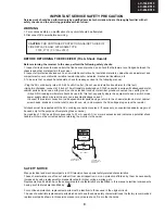 Предварительный просмотр 9 страницы Sharp LC-19LE510E Service Manual