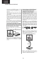 Предварительный просмотр 16 страницы Sharp LC-19LE510E Service Manual