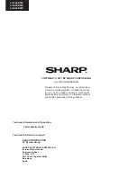 Предварительный просмотр 132 страницы Sharp LC-19LE510E Service Manual