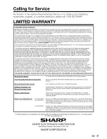 Предварительный просмотр 48 страницы Sharp LC-19LS40UT Operation Operation Manual