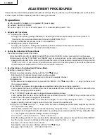 Предварительный просмотр 14 страницы Sharp LC-20A2U Service Manual