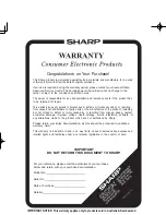 Предварительный просмотр 39 страницы Sharp LC-20AX7X Operation Manual