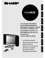 Preview for 1 page of Sharp LC-20B2E Operation Manual