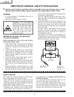 Предварительный просмотр 2 страницы Sharp LC-20B2UA Service Manual