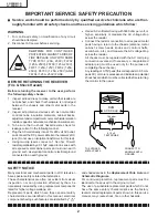 Предварительный просмотр 2 страницы Sharp LC-20B4U-B Service Manual