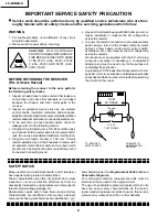 Предварительный просмотр 2 страницы Sharp LC-20B6US Operation Service Manual