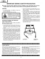 Preview for 2 page of Sharp LC-20B8US Service Manual