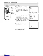 Предварительный просмотр 14 страницы Sharp LC-20M4E Operation Manual