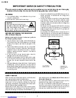 Preview for 2 page of Sharp LC 20M4U Service Manual