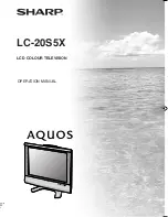 Sharp LC-20S5H Aquos Operation Manual preview