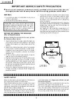 Preview for 2 page of Sharp LC-20S5H Aquos Service Manual