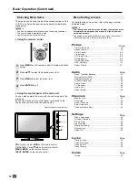 Preview for 18 page of Sharp LC-20SH21U - 20" LCD TV Operation Manual