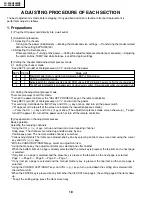 Предварительный просмотр 18 страницы Sharp LC-20SH3H Service Manual