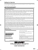 Preview for 36 page of Sharp LC-20SH4U Operation Manual