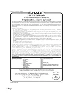 Предварительный просмотр 34 страницы Sharp LC-20SH7U - 20" LCD TV Operation Manual