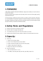 Preview for 4 page of Sharp LC-20VA Operator'S Manual