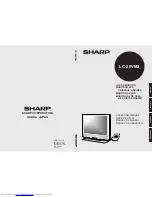 Предварительный просмотр 1 страницы Sharp LC-20VM2 Operation Manual