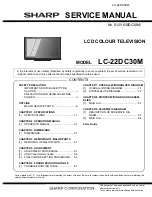 Sharp LC-22DC30M Service Manual preview