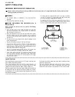 Предварительный просмотр 2 страницы Sharp LC-22DC30M Service Manual