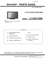 Предварительный просмотр 49 страницы Sharp LC-22DC30M Service Manual