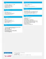 Preview for 2 page of Sharp LC-22DV510K Specifications