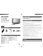 Предварительный просмотр 1 страницы Sharp LC-22L50M Operation Manual