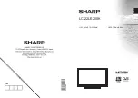 Sharp LC-22LE250K Operation Manual preview