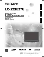 Preview for 1 page of Sharp LC 22SB27U Operation Manual