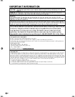 Preview for 4 page of Sharp LC 22SB27U Operation Manual