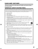 Preview for 5 page of Sharp LC 22SB27U Operation Manual