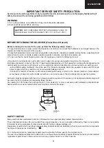 Предварительный просмотр 3 страницы Sharp LC-24LE210EH Service Manual