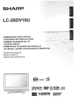 Sharp LC-26DV10U Operation Manual preview